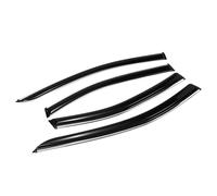 XhuangTech Car Wind Deflectors, Out-Channel Out-Channel Window Visors Rain Guards Noise Reduction, Side Door Tape-On Rain Deflector Sun Visor Shield Accessories (for 2019-2025 Co-rolla Sedans)