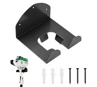 XhuangTech Grass Strimmer Wall Bracket with Screws, Heavy Duty Power Tool Hanger Space-Saving Organizer, Robust Garden Wall Hook Rack for Garage Shed Storage Hanging Yard Tools (Black)