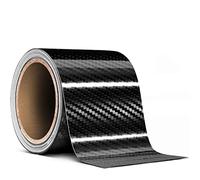 XhuangTech High Gloss Carbon Fiber Vinyl Wrap,Self- Adhesive Film Sticker,Waterproof Vinyl Car Wrap Roll Without Bubble, Adapted to The Appearance and The Interior of Cars (3 Inch x 20 ft)