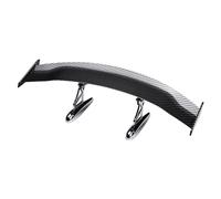 XhuangTech Mini Spoiler Car Rear Wing, Universal Car Tail Wing Rear Trunk Spoiler Wing Quick Install with Tools, ABS Mini Spoiler for Car Exterior Decor (Carbon Pattern)
