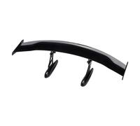 XhuangTech Mini Spoiler Car Rear Wing, Universal Car Tail Wing Rear Trunk Spoiler Wing Quick Install with Tools, ABS Mini Spoiler for Car Exterior Decor (Black)