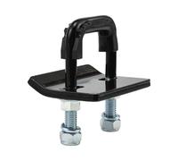 XhuangTech Trailer Hitch Tightener, Alloy Steel Anti-Rattle Clamp for 1.25" and 2" Hitch Receivers, Dependable Anti-Corrosion U-Bolt Stabilizer for Hitch Receiver or Trailer Ball Mounts (Black)