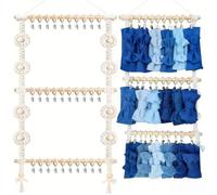 Xhuilong Headband Holder Macrame Hair Bow Organizer Hair Accessories Display Organizer Headband Storage Hanger for Women Wall Hanging Decor for Bathroom Bedroom Living Room