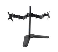 XHURWDZ643KM Monitor Arm Dual Monitor Desk Mount, Fully Adjustable Dual Monitor Arm for 2 Monitors, Heavy Duty Steel Dual Monitor Stand Fits 10-32" Monitors within 17.6 lbs per Arm Monitor Mount