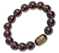 XHUUU Feng Shui 12mm Ice Obsidian/Agate Stretch Bracelets for Women and Men | Unisex, Strong Elastic String, Spiritual Gemstones, Protection Jewelry, Positive Energy, Good Carving, Heart Sutra Agate