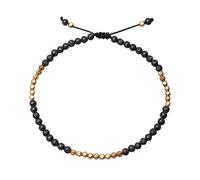 XHUUU Lava Rock Stone with Copper Beads Ankle Bracelets for Women Essential Oils Diffuser Worry Stone Crystals Beach Foot Jewelry