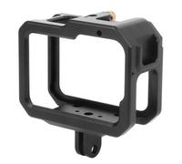 XhWser Camera Case Rabbit Cage Bezel Expansion Fill Light Microphone Face Adapter Accessories Premium and Durable New Replacement Parts for GoPro10/9/11, black