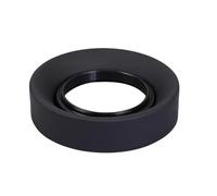 XhWser Pack of 2 58mm Rubber Light Shield Wide-Angle Standard telephoto Triple use SLR Camera Lens, black