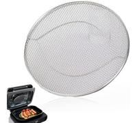 XhWser Splatter Shield Replacement for Ninja Foodi Air Fryer, Stainless Steel Splatter Screen, Reusable 6-in-1 Air Fryer Accessories for Ninja FG551 Air Fryer