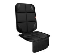 XHYANG Car Seat Protector 1 Pack Car Seat Cushion Mat Thickest Padding,Waterproof 600D Fabric Car Seat Covers for Non-Slip Backing Mesh Pockets for Baby and Pet (1 Seat Protector)
