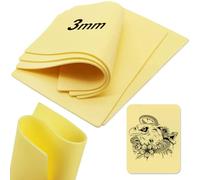 XHYASD 5 Pcs Tattoo Practice Skin, 30 x 20cm Fake Tattoo Skin 3mm Thick for Beginners Suitable