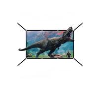 XHYdamile 84 inch Portable Projector Screen,16:9 HD 4K Wrinkle-Free | Portable Foldable Design for Camping Party, Home Theater,Office(with 4-Sided Pull Wires)