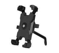 XHYFFSS Navigation Plate Bracket Bike Bicycle Mobile Phone Holder Stand Scooter Motorcycle Motorbike Rearview Mirror Cellphone Mount Support Navigation Stand Holder(Black-RearviewMirror)