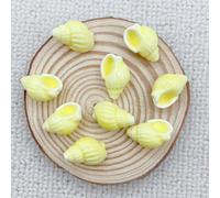 XHYXWN 10 Pcs 14x21 Mm Colorful Conch Ceramic Beads, DIY Ceramic Spacer Beads for Beaded Bracelets, Necklaces, Pendants, Earrings Crafts Making