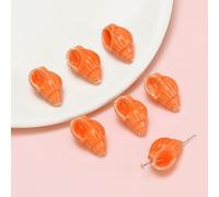 XHYXWN 10 Pcs 14x22 Mm Colorful Conch Ceramic Loose Beads, Glazed Ceramic Beads, for DIY Handmade Jewelry Bracelet Necklace Key Chain Making