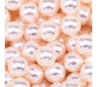 XHYXWN 100-1000 Pcs 6-14 Mm Non-Porous Round Shiny Plastic Beads, Colorful Imitation Pearl Loose Beads for DIY Crafts Vase Filler Wedding Tabletop Decoration