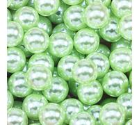 XHYXWN 100-1000 Pcs 6-14 Mm Non-Porous Round Shiny Plastic Beads, Colorful Imitation Pearl Loose Beads for DIY Crafts Vase Filler Wedding Tabletop Decoration