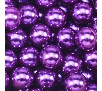 XHYXWN 100-1000 Pcs 6-14 Mm Non-Porous Round Shiny Plastic Beads, Colorful Imitation Pearl Loose Beads for DIY Crafts Vase Filler Wedding Tabletop Decoration