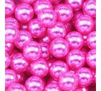 XHYXWN 100-1000 Pcs 6-14 Mm Non-Porous Round Shiny Plastic Beads, Colorful Imitation Pearl Loose Beads for DIY Crafts Vase Filler Wedding Tabletop Decoration