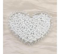 XHYXWN 100-3000 Pcs 3-16 Mm Imitation Pearl Round Beads, White Imitation Pearl Loose Beads with Holes, for Handmade Bracelets, Necklaces, Clothing, Bags, DIY Crafts