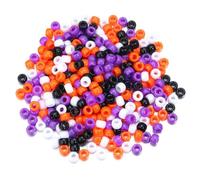XHYXWN 1000 Pcs 6x9 Mm Colorful Pony Beads, Mixed Color Acrylic Large Hole Beads, for DIY Bracelet Necklace Keychain Jewelry Making