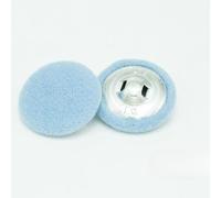 XHYXWN 100pcs 15-32 Mm Fabric Covered Buttons, Colorful Plush Covered Buttons, Round Metal Sewing Buttons, Coat Sweater Children'S Clothing Bag Decorative Buttons