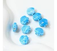 XHYXWN 20 Pcs 12 Mm Vintage Shell Ceramic Loose Beads, Ceramic Spacer Beads, for Beaded Handmade Bracelets, Necklaces and Earrings