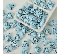 XHYXWN 20 Pcs 15x20 Mm Painted Ceramic Loose Beads, Animal Shape Printed Ceramic Beads, for DIY Handmade Bracelet Necklace Pendant Accessories