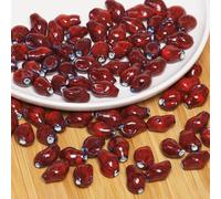 XHYXWN 20 Pcs 22x15 Mm Conch Ceramic Beads, Colorful Shell Ceramic Loose Beads for DIY Handmade Necklace Bracelet Pendant Braided Jewelry Accessories