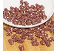 XHYXWN 20 Pcs 22x15 Mm Conch Ceramic Beads, Colorful Shell Ceramic Loose Beads for DIY Handmade Necklace Bracelet Pendant Braided Jewelry Accessories