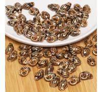 XHYXWN 20 Pcs 22x15 Mm Conch Ceramic Beads, Colorful Shell Ceramic Loose Beads for DIY Handmade Necklace Bracelet Pendant Braided Jewelry Accessories