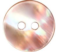 XHYXWN 20pcs 10-20 Mm Mother Of Pearl Buttons, 2 Hole Round Irregular Texture Natural Pink Shell Buttons For Shirt Dress Cardigan Craft Sewing Accessories