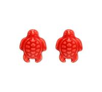 XHYXWN 30/50/100 Pcs 18x15 Mm Turtle Ceramic Beads, Colorful Animal Pattern Ceramic Loose Beads, for DIY Handmade Bracelet Necklace Pendant Decoration Accessories