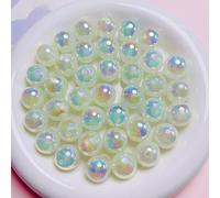 XHYXWN 50 Pcs 16 Mm Acrylic Beads, Colorful Round Loose Beads, for DIY Bracelet Necklace Bag Keychain Decorative Accessories