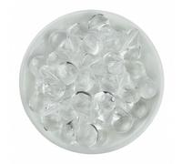 XHYXWN 50 Pcs 17x21 Mm Colorful Heart-Shaped Acrylic Beads, Transparent Acrylic Spacer Beads, for DIY Bracelet Necklace Pendant Jewelry Making