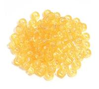 XHYXWN 600 Pcs 6x9 Mm Transparent Colorful Pony Beads, Acrylic Large Hole Loose Beads, for Bracelets, Necklaces, Hair Accessories DIY Crafts