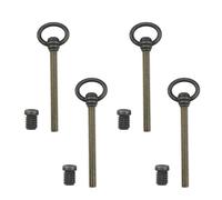 Xhziy 4PCS M8*105mm Bronze Mirror Frame Screws Mirror Screw Antique Brass Swivel Mirror Screws for Installing The Swing Mirror onto The Frame