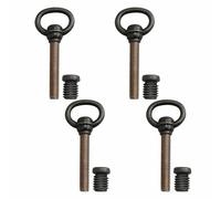 Xhziy 4pcs M8*71mm Antique Brass Mirror Frame Screws Antique Brass Swivel Mirror Screw for Installing Swing Mirrors onto The Frame