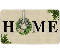 XHZMDWOU Door Mat Rug Welcome Mats For Front Door, Farmhouse Buffalo Plaid Doormats For Indoor Or Outdoor Decor Door Mat Abstract(A,60x180cm)
