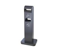 XHZMDWOU Rubbish Bin Dustbin Outdoor Dustbins Weatherproof Floor Standing Ashtray Rubbish Bin Dust Dustbins Large Kitchen Bin