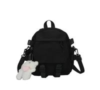 XHZPF Backpack Women Shoulder Bag for Teenage Girls Multi-function Small Bagpack Ladies School Backpacks(Black)