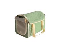 XHZPF Cat Bag Out, Dog Winter Warmth Pet Backpack(green)