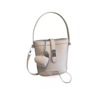 XHZPF Contrasting Handbag Version Crossbody Bucket Bag One-Shoulder Women'S(gray)