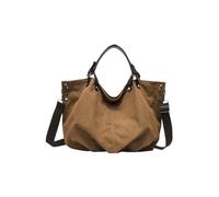 XHZPF Handbag, Women's Commuting Lazy Style Large Capacity Workwear Bag Student Backpack(brown)