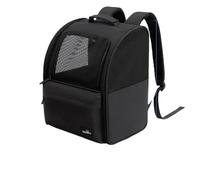 XHZPF Wakytu Pet Outing Backpack Portable Cat Bag Large Capacity Dog For All Seasons Breathable And Not Stuffy(Black)