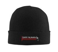 XI ZHE FU Gary Numan 1 Winter Knit Hat Beanie Cap Black