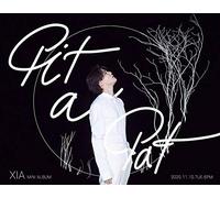 XIA JUNSU - XIA JUNSU [PIT A PAT] 2nd Mini Album. 1ea CD+64p Photo Book+1ea Photo Card+1ea 4-Cut Sticker+TRACKING CODE K-POP SEALED