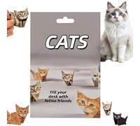 XIAGER 3D Origami Kit for Adults & K/ids with 50 Sheets Paper - DIY Creative Animal Craft to Fold Cat Figures,Fun Activity with Cute Patterns,Unique Desk Decoration Gift for C/at Lovers,Cat