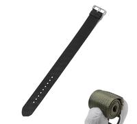 XIAGER Nylon Loop Sport Replacement Bands,Replacement Band Compatible with Hume Health Band,Adjustable Metal Buckle Watch Strap,Soft Breathable Sport Wristband for Fitness Tracker(Black)