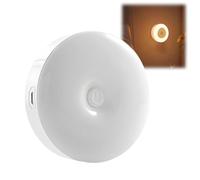 XIAGER Rechargeable LED Touch Light with Magnetic Base,Portable Night Lamp with 3 Color Modes & Stepless Dimming,Wireless Stick-On Mini Light for Night Feeds Wardrobe Kitchen Nursery & Bedroom